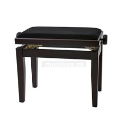 GEWA PIANO BENCH DELUXE ROSEWOOD MATT Black cover VE2